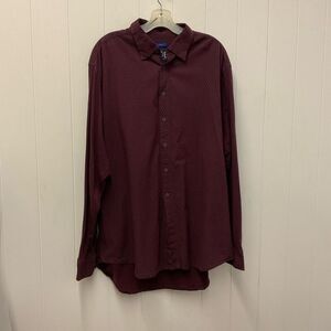 Joe Joseph Abboud Slim Fit Men's Size XLT Tall Purple Long Sleeve Dress Shirt